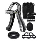 Kit Hand Grip Fortalecimento Mãos Dedos Punho Fisioterapia