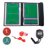Kit Handebol Prancheta Tática Moeda Cronômetro E Apito Vm