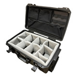 Kit Hard Case Mala Patola Rodinhas Divisória E Tampa Mp0055