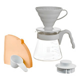 Kit Hario V60 Pour Over Kit Coar Café Coador Tamanho 02
