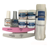 Kit Harmony gelish 4 Pó Acrílico monomer 240ml nf