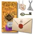 Kit Harry Potter  Mapa Maroto  Carta Hogwarts  Vira tempo  