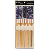 Kit Hashi 5 Pares Kyoto Sushi Comida Japonesa Vários Modelos