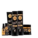 Kit Haskell Cavalo Forte Sh Cond Máscara 300ml 6 Itens Completo