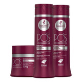 Kit Haskell Pós Progressiva Shampoo Condicionador Máscara P