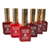 Kit Helen Color Vermelhos Nova Coleção Conexão Unha Manicure