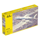 Kit Heller Boeing 747 200 Air France 1 125 139 Peças 80459