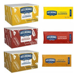 Kit Hellmanns Maionese Ketchup E Mostarda I Cx 504 De 7g