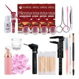Kit Henna Design De Sobrancelhas Profissional Mixer Brinde
