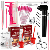Kit Henna Sobrancelhas Material Completo Design Henna Makiaj