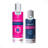 Kit Hidrapet Xampu 200ml Hidrapet Creme 100ml Cães E Gatos