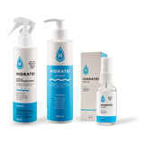 Kit Hidratação Total  spray Hidratei   S o s   Shampoo 
