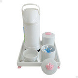 Kit Higiene Bandeja Porcelana Bebê Térmica K012 Coroa