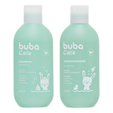 Kit Higiene Banho Bebê Shampoo Condicionador 250ml Buba Care