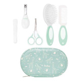 Kit Higiene Cuidados Bebê Escova Pente Tesoura E Cortador