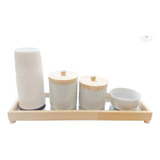 Kit Higiene Maternidade Bandeja Térmica Potes Molhadeira 