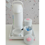 Kit Higiene Porcelana   Bandeja