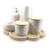 Kit Higiene Porcelana Com Garrafa Termica