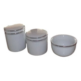 Kit Higiene Porcelana Filete Prata P3