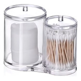 Kit Higiene Porta Algodão E Cotonete Organizador Maquiagem