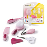 Kit Higiene Recém Nascido 7 Peças Tesoura Escova Pente Lixa