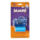 Kit Higiênico Jambo Pet 2 Rolos Azul Cata Caca Coletor