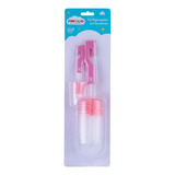 Kit Higienizador De Mamadeiras Pimpolho Rosa 92031
