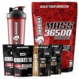 Kit Hipercalorico Mass 36500 Refil 3Kg Com Whey Protein Isolado E Concentrado 2x Creatina Monohidratada Refil 100g Carboidratos 2x Bcaa Gold Refil 100g Super Pump 10 1 1 Coqueteleira 3Kg Chocolate Belga 