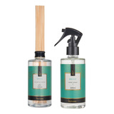 Kit Home Spray 200ml Refil Difusor Vareta 250ml via Aroma