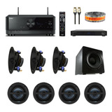 Kit Home Theater Completo 7 1 Receiver Yamaha E Subwoofer 8