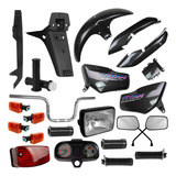 Kit Honda Cg 125 1995 99 Carenagem Complementos Farois