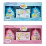 Kit Hora Do Banho Baby Bebê Shampoo Condicionador Sabonete