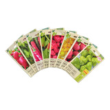 Kit Horta Com 8 Cartelas Sementes Pimenta