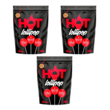 Kit Hot Fit Lollipop Pré treino C 3un C 20 Pirulitos 7g Cd
