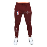 Kit Houston Rockets Basquete Time Nba Liga Moletom calça