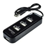 Kit Hub 4 Portas Cabo Otg Tipo V8 Celular Pendrive Usb