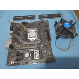 Kit I5 9400f Placa Mãe Asus Tuf H310m Memória Ram 2x8gb Ddr4