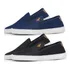 Kit Iate Sem Cadarço 2 Pares Sapatenis Preto E Azul