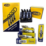 Kit Ignição Bobina Cabos E Vela Gol Voyage Fox 1 0 1 6 G5 G6