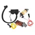 Kit Ignição Cdi Com Cachimbo   Bobinas Força E Luz Mobilete