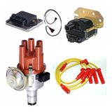 Kit Ignição Eletrônica C Cabo Amarelo Fusca Kombi Brasilia