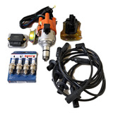 Kit Ignição Eletrônica Fusca Completo Sensor Hall Jg Velas