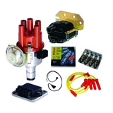 Kit Ignição Eletrônica Fusca Kombi C Cabo Amarelo E Velas