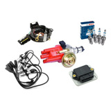 Kit Ignição Eletrônica Fusca Kombi Cabos E Velas S Bobina
