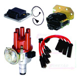 Kit Ignição Eletrônica Kombi Fusca Brasilia C Cabo Vermelho