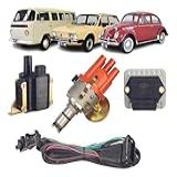 Kit Ignição Eletrônica Vw Fusca 1300 1500 1600 Brasilia Kombi Kit Distribuidor Ignição Sensor Hall Fusca