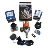 Kit Ignição Fusca Hall Tampa E Rotor Bosch Cabos De Vela