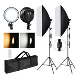 Kit Iluminação Bicolor Estúdio Led P Fotografia Video Nfe
