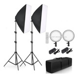 Kit Iluminação Bicolor Estúdio Led P Fotografia Video Nfe