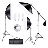 Kit Iluminação Estudio Profissional Softbox 70